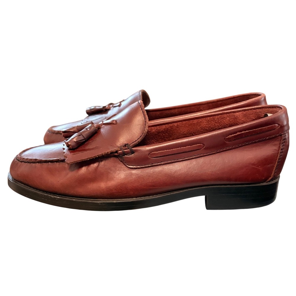 G.H. Bass Weejuns Marietta II Tassel Kiltie Loafers Women's Size 9 Brown Preppy